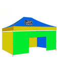 10x15 Essential Canopy with 3 Full Walls & 1 Door Wall