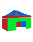 10x15 Premium Canopy With 3 Full Walls & 1 Door Wall