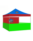 10x10 Premium Canopy with 1 Full Wall & 3 Half Walls