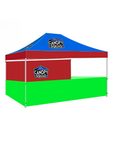 10x15 Premium Canopy with 1 Full Wall & 3 Half Walls