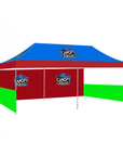 10x20 Premium Canopy With 1 Full Wall & 2 Half Walls