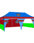 10x20 Premium Canopy With 1 Full Wall, 2 Half Walls & 3 Leg Covers